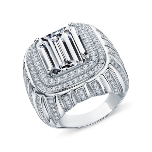 Серебряное кольцо с фианитами