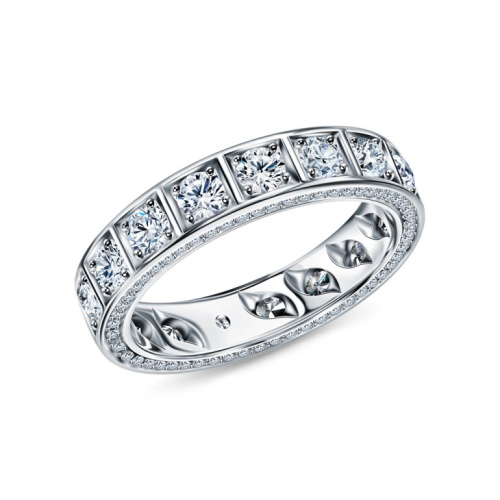 Золотое кольцо с бриллиантами природными