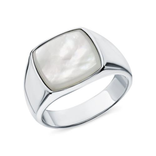 Серебряное кольцо с перламутром природным