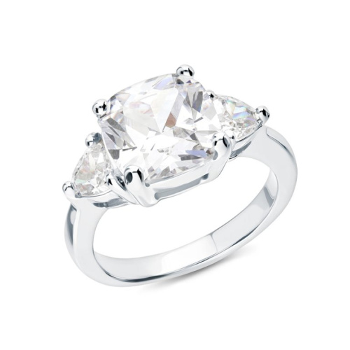 Серебряное кольцо с фианитами