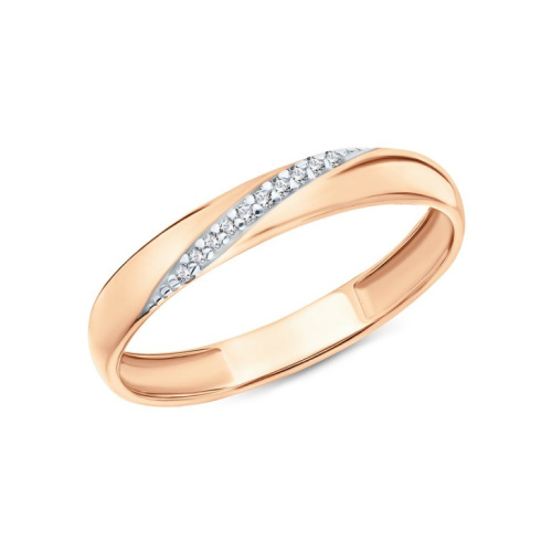 Серебряное кольцо с фианитами