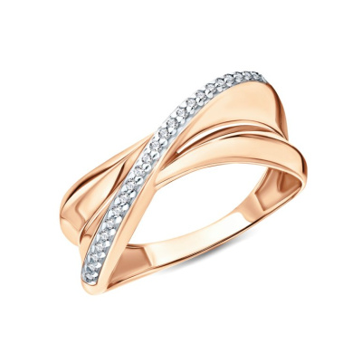 Серебряное кольцо с фианитами