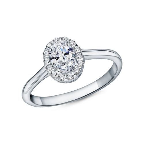 Серебряное кольцо с фианитами