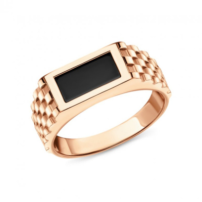 Золотое кольцо с фианитами