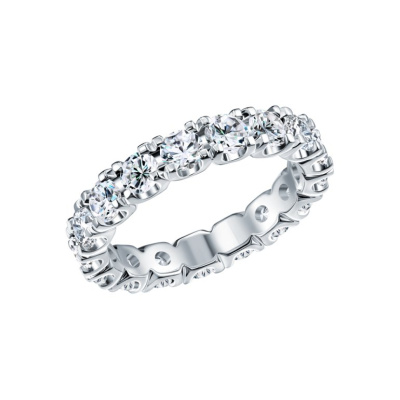 Золотое кольцо с бриллиантами природными