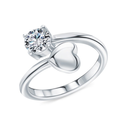 Серебряное кольцо с фианитами