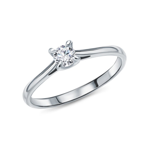 Золотое кольцо с бриллиантами природными