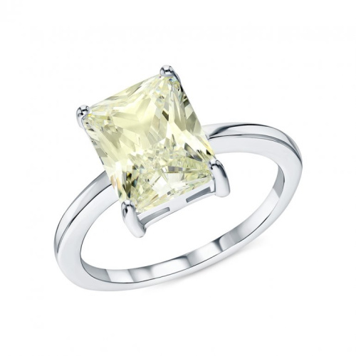 Серебряное кольцо с фианитом