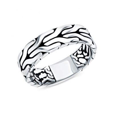 Серебряное кольцо с эмалью