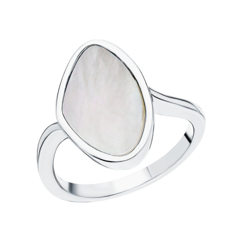 Серебряное кольцо с перламутром природным