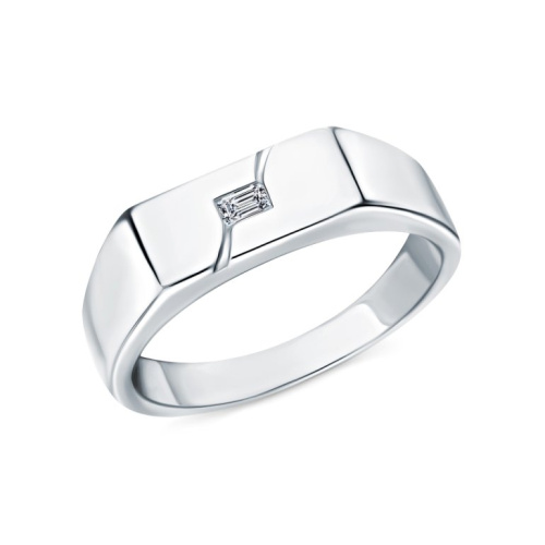 Серебряное кольцо с фианитами