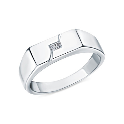 Серебряное кольцо с фианитами