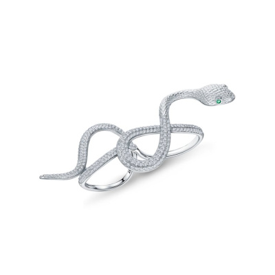 Серебряное кольцо с фианитами