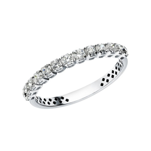 Золотое кольцо с фианитами