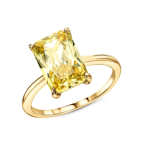 Серебряное кольцо с фианитами