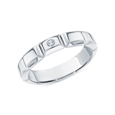 Серебряное кольцо с фианитами