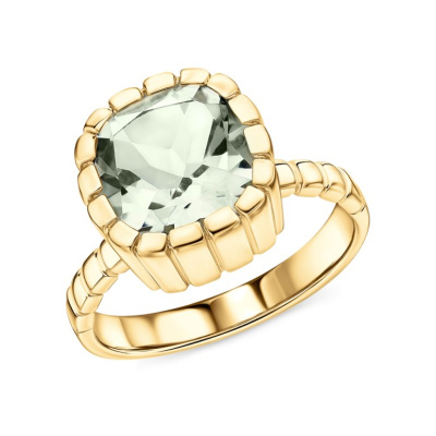 Серебряное кольцо с аметистами природными