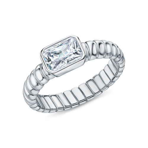 Серебряное кольцо с фианитами