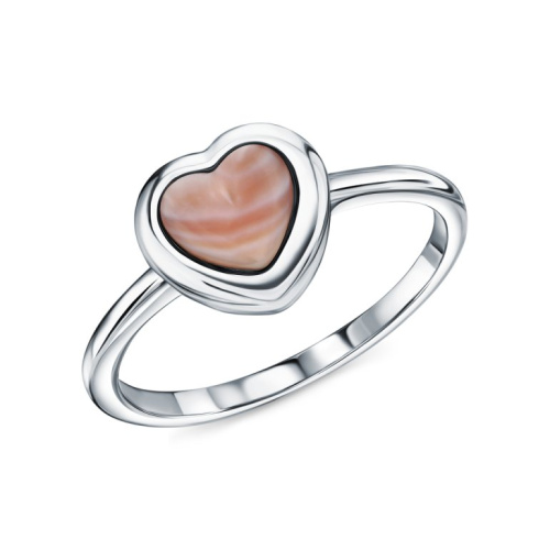 Серебряное кольцо с перламутром природным