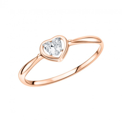 Золотое кольцо с фианитами