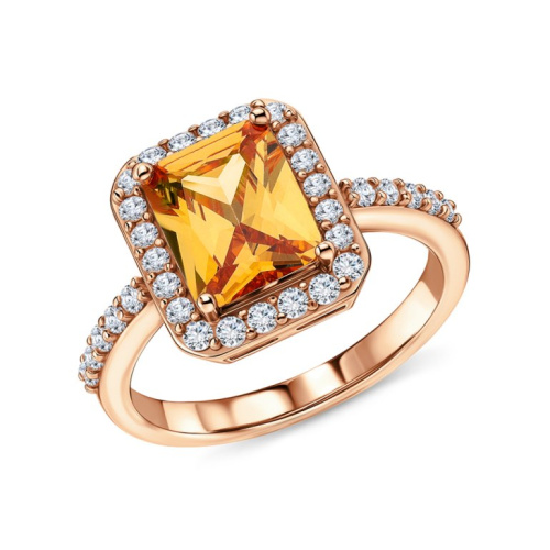 Серебряное кольцо с фианитами