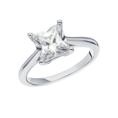 Серебряное кольцо с фианитами