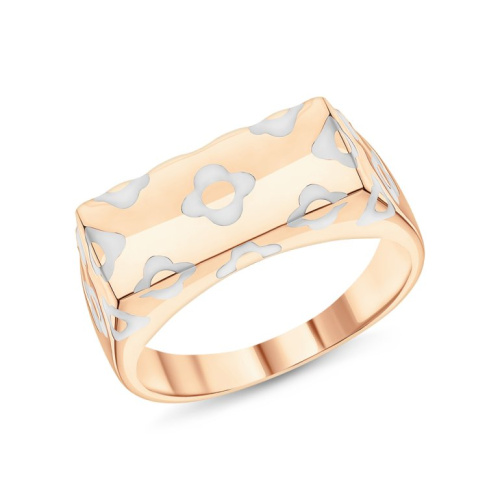 Серебряное кольцо с эмалью