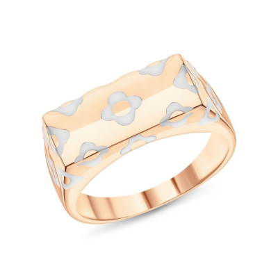 Серебряное кольцо с эмалью