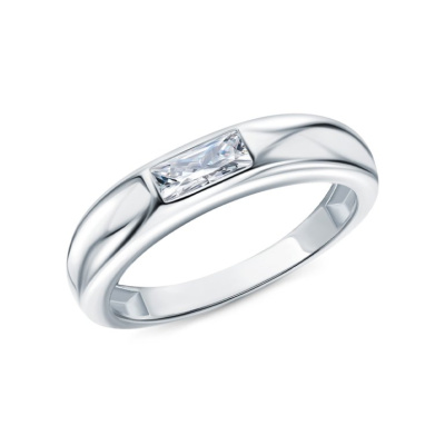 Серебряное кольцо с фианитами