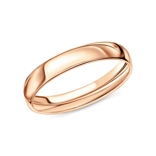 Золотое обручальное кольцо