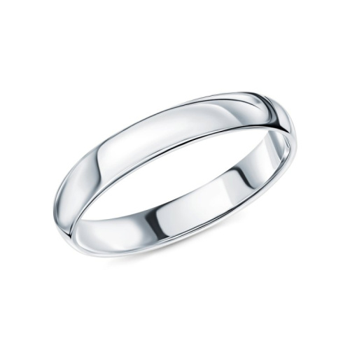 Серебряное обручальное кольцо