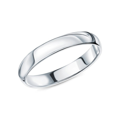 Серебряное обручальное кольцо