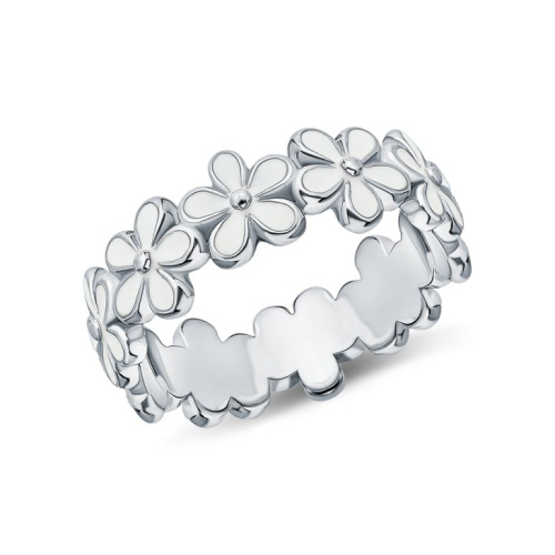 Серебряное кольцо с эмалью