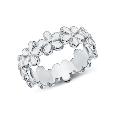 Серебряное кольцо с эмалью