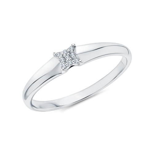 Золотое кольцо с бриллиантами природными