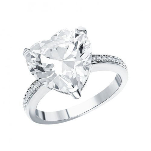 Серебряное кольцо с фианитами