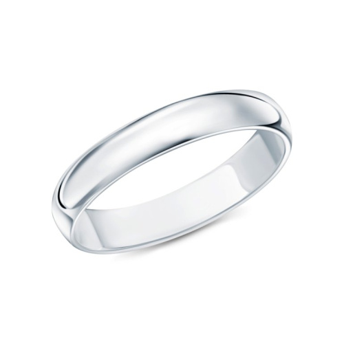 Серебряное обручальное кольцо