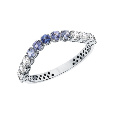 Золотое кольцо с фианитами