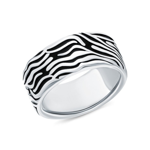 Серебряное кольцо с эмалью