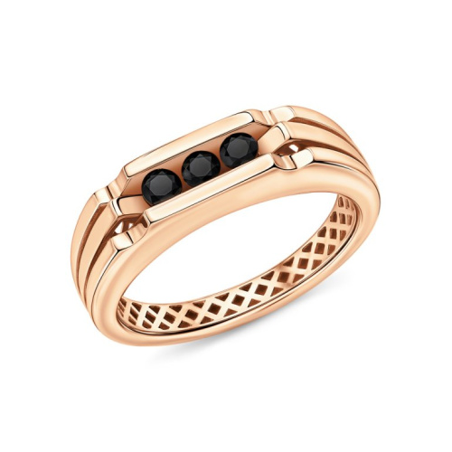 Золотое кольцо с фианитами