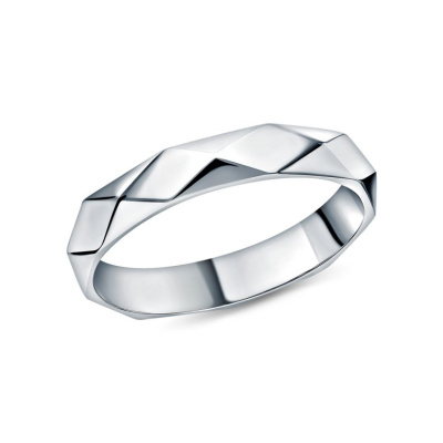 Платиновое обручальное кольцо