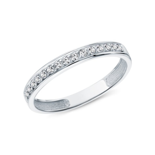 Золотое кольцо с фианитами