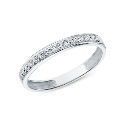 Золотое кольцо с фианитами