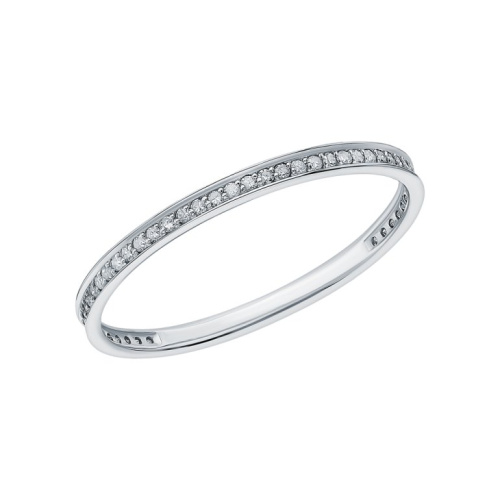 Золотое кольцо с бриллиантами природными