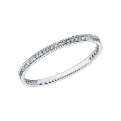 Золотое кольцо с бриллиантами природными