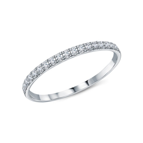 Золотое кольцо с бриллиантами природными