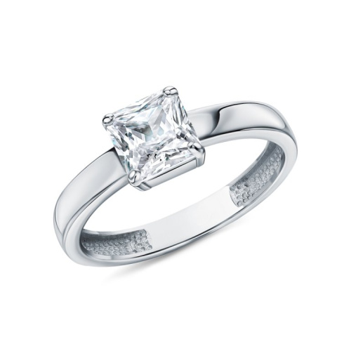 Серебряное кольцо с фианитами