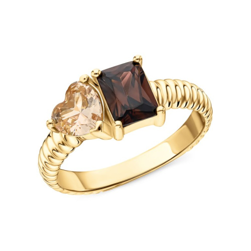 Серебряное кольцо с фианитами