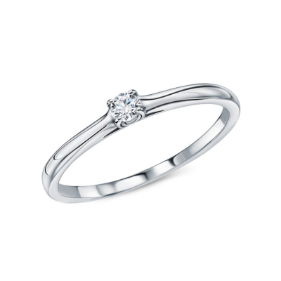 Золотое кольцо с бриллиантами природными