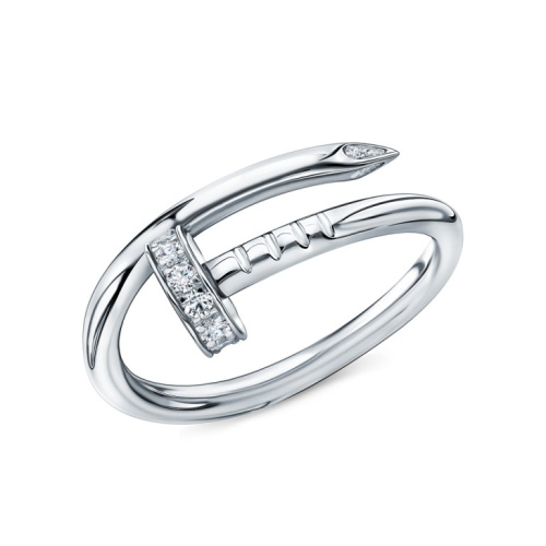 Золотое кольцо с бриллиантами природными